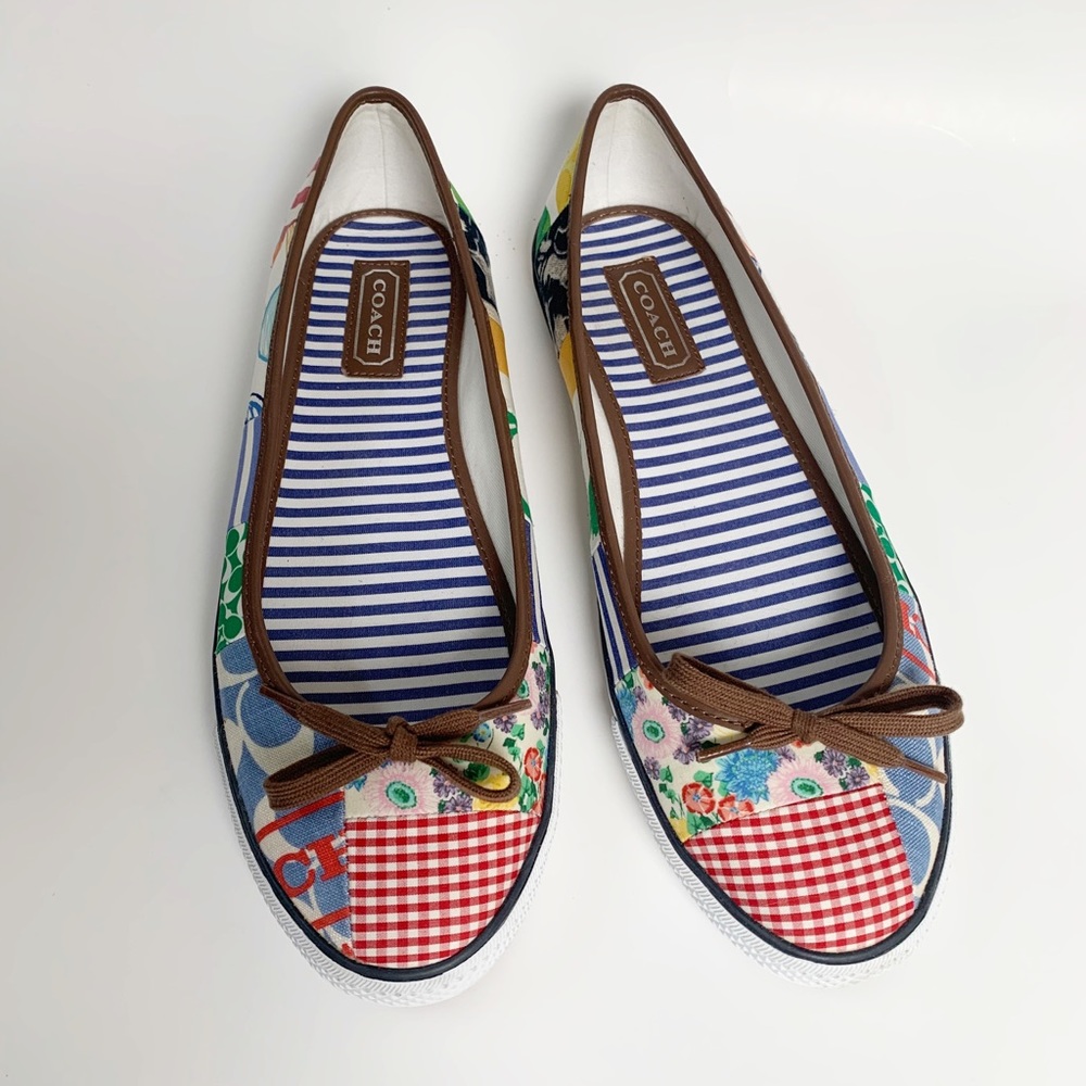 Coach Marie Patchwork Casual Flats